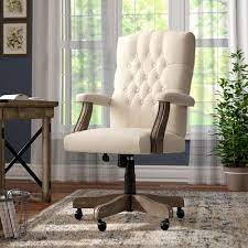 Built on a metal frame, the chair features a. Laurel Foundry Modern Farmhouse State Line Velvet Executive Chair Executive Office Chairs Furniture Comfortable Office Chair