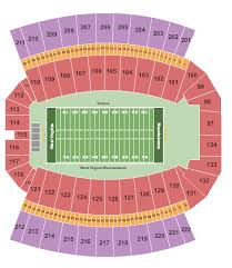 mountaineer field seating chart morgantown