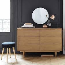 Pmc811_antik commode 5 tiroirs damien réalisé en chêne massif de style campagnard finition chêne naturel antik. Commode Double Vintage En Chene Massif Portobello Maisons Du Monde