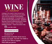 Wine Dinner – Happenings on Elm