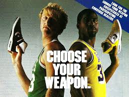 Choose Your Weapon Sole Obsessed Larry Bird Magic Johnson Nba Legends