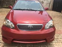 トヨタ・カローラ, toyota karōra) is a line of subcompact and compact cars manufactured and marketed globally by toyota. Tokunbo 2007 Toyota Corolla Sport Red Color 1 950 000 Autos Nigeria