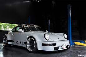 Designed by benjamin dimson through january 1986, it featured significant styling revisions over previous 911 models, most prominently the more integrated bumpers. Rwb 964 Autohaus Porsche Cars Vintage Porsche Sport Cars