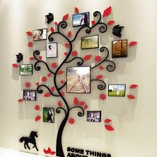 3d Acrylic Wall Stickers Wall Decals Photo Frame Tree Living Room Home Office Decorative Buy At A Low Prices On Joom E Commerce Platform