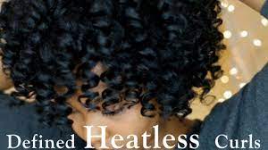 The tutorials are useful for you to know how to curl your hair without heat. Defined Heatless Curls On Dry Natural Hair Youtube