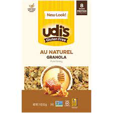 Udi's Gluten Free Au Naturel Granola Sweetened With Pure Honey, 11 oz. -  Walmart.com