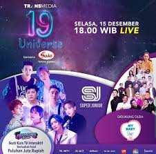 Trans7 is a channel operated by pt. Sedang Tayang Link Live Streaming Hut Trans Media 19 Tahun Ada Penampilan Spesial Super Junior Berita Diy