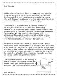 Back To School Kindergarten Welcome Packet Editable Welcome To Kindergarten Welcome To School Preschool Welcome Letter