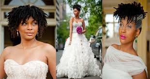 The golden blonde hair color really gives it that added flair. Wedding To Be Beautiful With Your Natural Hairstyles Black Brides Afroculture Net