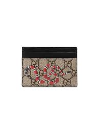 Browse amongst monogram bags, gg belts or indulge in gucci guilty to tap into the brand's legacy. Shop Gucci Kingsnake Print Gg Supreme Card Case With Express Delivery Farfetch