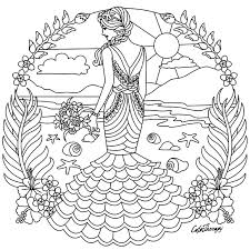 Fashion Colouring Page Fairy Coloring Pages Cute Coloring Pages Coloring Pages