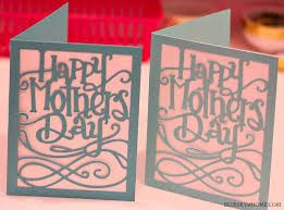The project includes black & white and colored patterns for two mother's day card designs, with matching envelope, and printable patterns for separate heart. How To Make Mother S Day Cards With A Cricut Bluesky At Home