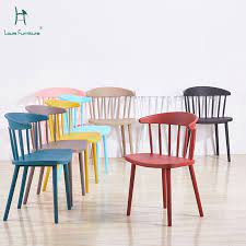 Clear lucite, modern dining chairs offer incredible sparkle and glamour. Simple Modern Nordic Style Windsor Chair Plastic Dining Chair Back Chair Balcony Hotel Reception Negotiation Office Chair Living Room Chairs Aliexpress