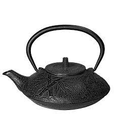Black Bamboo Cast Iron Teapot Tea Pots Cast Iron Tea Pot Cast Iron