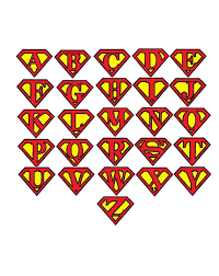 Superman Alphabet Pattern Fill Machine Embroidery Design No Etsy Superman Logo Lettering Alphabet Alphabet Letter Templates