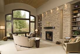 Eldorado Stone Accent Wall Alderwood Stacked Stone Would Love This O Accent Walls In Living Room Fireplace Accent Walls Contemporary Living Room Furniture