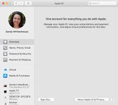 Enter your apple id and password open apple id preferences for me. How To Manage Your Apple Id Account In System Preferences On Mac