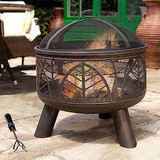 Whether you want to create a warm, intimate setting or heat up the chilliest evenings, the versatile la. La Hacienda Alexis Steel Firepit Diy At B Q