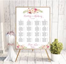 wedding seating chart alphabetical wedding seating chart