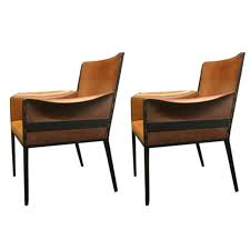 Pair French Jean Michel Frank 1940 S Style Chairs 1stdibs Com Chair Vintage Chairs European Lounge Chair