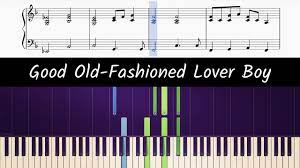 Your description is awaiting moderation. How To Play Piano Part Of Good Old Fashioned Lover Boy By Queen Youtube