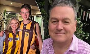 Paul Dear's son Calsher reveals how he felt when he scored his first goal  with his father's team the Hawthorn Hawks after losing AFL legend dad to  cancer