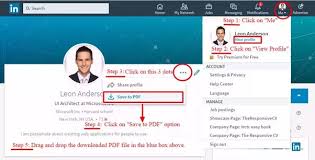 how to download my resume from linkedin