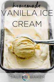 Homemade Vanilla Ice Cream Recipe Custard Based Salt Baker Homemade Ice Cream Recipes Machine Homemade Vanilla Ice Cream Recipe Cooking Ice Cream