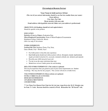 Maybe you would like to learn more about one of these? Chronological Resume Template 19 Samples Examples