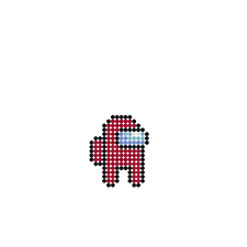 Among Us Red Perler Bead Pattern Easy Perler Bead Patterns Diy Perler Beads Perler Bead Art