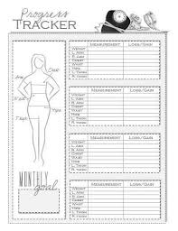 Specific Body Measurement Chart Spotebi Daily Weight Record