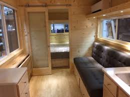 All of the features you need to live comfortably and long term, or park this beauty in your backyard for rental opportunities. 25 Foot Boho Xl Tiny House With Private Main Floor Bedroom Tiny Cabin Bedroom Tiny House Bedroom Small Tiny House