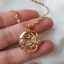 Collier Soleil et Lune par Tig and M