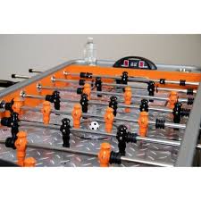 Hathaway Trailblazer 56 Foosball Table With Electronic Scoring Orange Black Foosball Table Foosball Orange Black