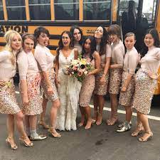Lena Dunham Wore The Best Bridesmaid Skirt At Her Friends Wedding Bridesmaid Skirts Knee Length Bridesmaid Dresses Bridesmaid Dresses Plus Size