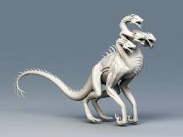 Five Headed Hydra 3d Model Object Files Free Download Modeling 45186 On Cadnav 3d Model Model Hydra