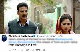 El primer día de su matrimonio surge el conflicto cuando jaya deja a keshav tras descubrir que no hay baño en su casa. Toilet Ek Prem Katha Celeb Review Bollywood Reacts To Akshay Kumar Bhumi Pednekar Starrer Film Businessofcinema Com