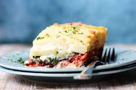 Vegetarian Moussaka Classic Greek Casserole Eating European Recipe Moussaka Veggie Main Dishes Vegetarian Greek Recipes