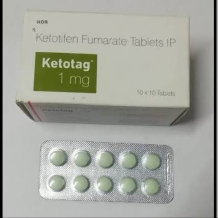 Ketotifen Fumarate Tablet 1Mg, For Personal at ₹ 250/box in Nagpur | ID: 2853607073691