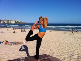 Standing Mermaid Pose On The Rock Mermaid Pose Yoga Fitness Poses