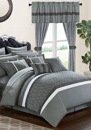 Bedding sets, duvets and curtains are the main selling products of imperial rooms. Chic Home Dinah 24 Piece Complete Bedding Set With Sheets And Window Treatments Gray Belk