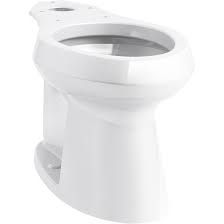 Kohler highline elongated toilet bowl only in white. Kohler Highline Concealed Trapway Comfort Height Elongated Bowl Wayfair