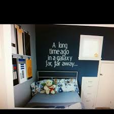 A Long Time Ago In A Galaxy Far Far Away Google Trick Love This For Noodles Star Wars Bedroom Star Wars Bedroom Star Wars Room Big Boy Room