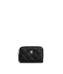 Browse our collection of discounted chanel bags. Porte Monnaie Zippe Classique Veau Graine Metal Argente Noir Chanel