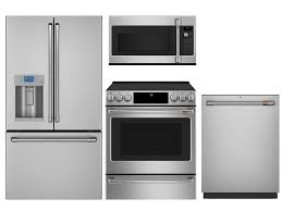 Package B1 Bosch Appliance 4 Piece Appliance Package Counter Depth Refrigerator And Electric Range Stainless Steel Kitchen Appliance Packages French Door Refrigerator Kitchen Appliances