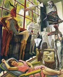 The Painter S Studio Diego Rivera 1954 Diego Rivera Art Painters Studio Diego Rivera