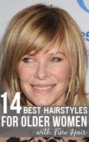 Getting a feathered hairstyle when you get older is an amazing solution to thinning hair. 14 Best Hairstyles For Older Women With Fine Hair Older Women Hairstyles Haircut For Older Women 60 Year Old Hairstyles