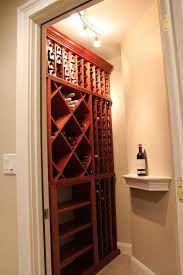 Custom Wine Cellar Doesn T Have To Break The Bank Wine Closet Diy Wine Cellar Wine Cellar
