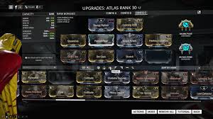 How Would One Turn Atlas Into A Viable Farm Frame If Thats Even Possible Warframe I´m interested in building my atlas for punching a lot, i´ve been asking on regional chat. turn atlas into a viable farm frame