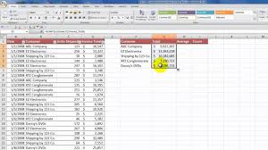 How To Create A Summary Report From An Excel Table Names Ranges Advanced Data Filter And Sumif Function To Get Totals Ave Excel Pivot Table Microsoft Excel
